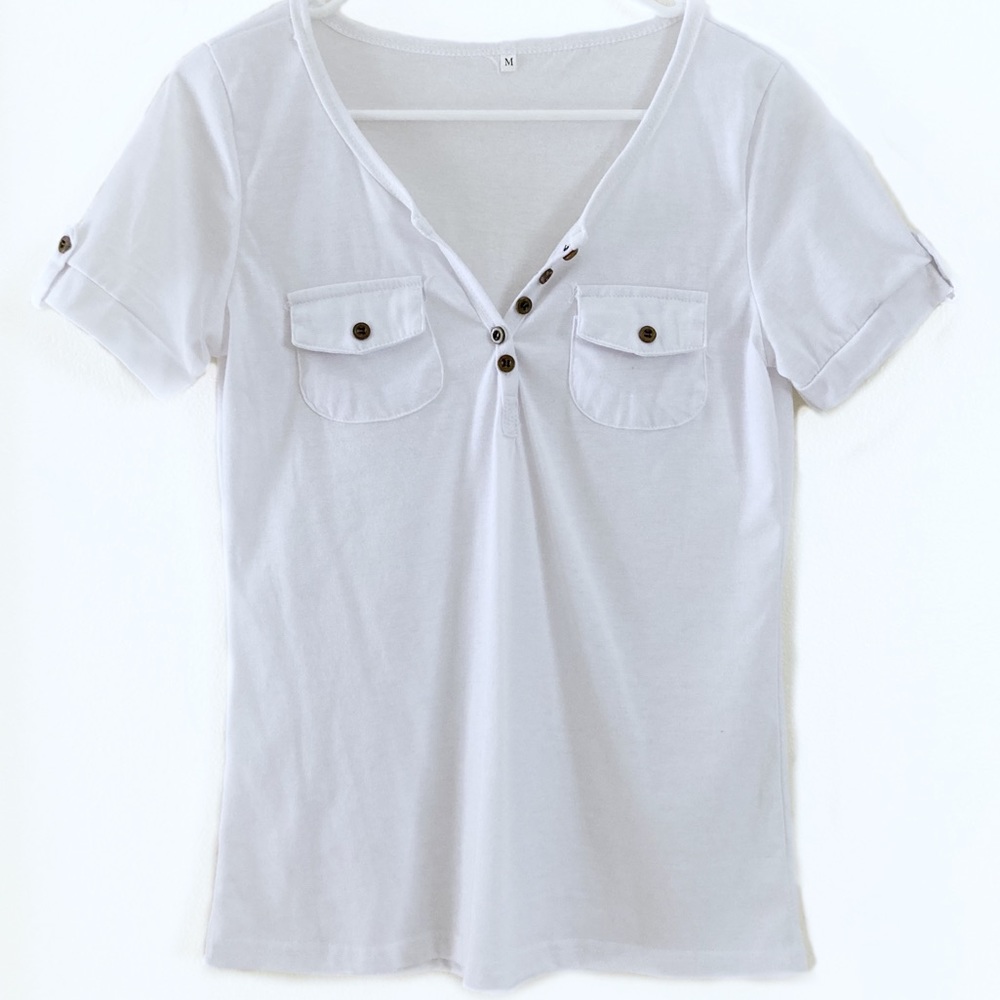 NWOT pure white top